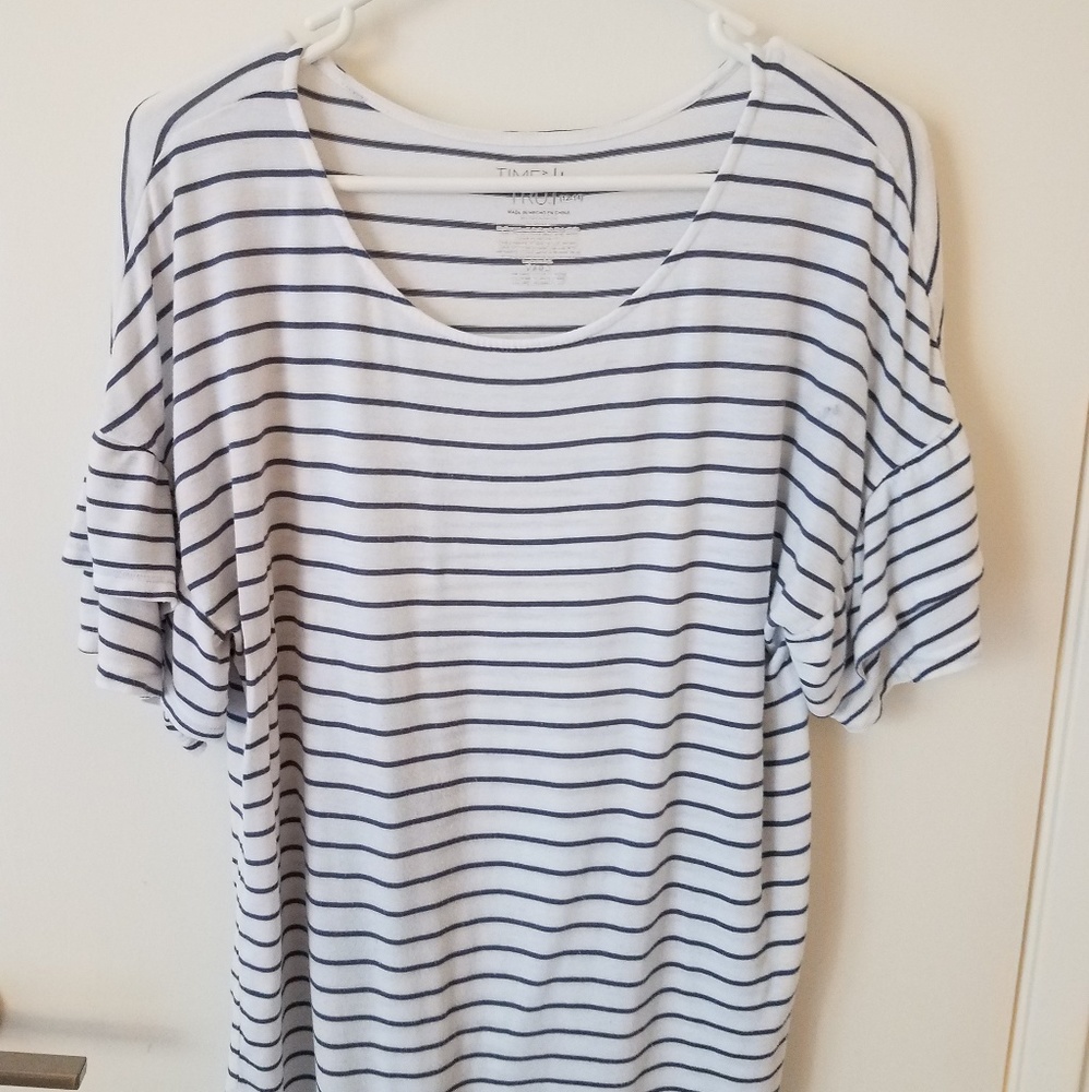 White Striped Shirt